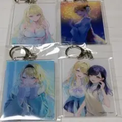 キミゼロ くじ引き堂 5周年記念オンラインくじ アクリルキーホルダー 4種セット