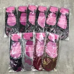 レディース カバーソックス 深履きタイプ 24～26cm 10点　3172