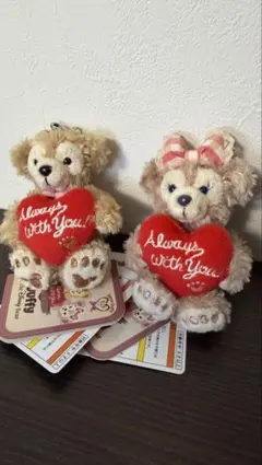 ダッフィー シェリーメイ 2017バレンタイン ぬいぐるみストラップ ディズニー