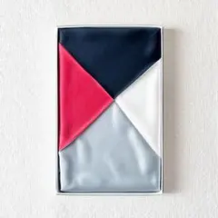 BLOOMING 中西　ハンカチ ネイビー 赤 白 グレー