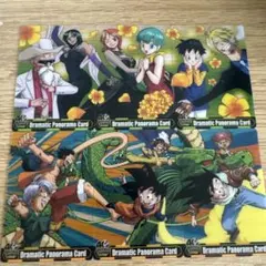 ドラゴンボール×ワンピース ジャンプ40周年 森永ウエハースカード パノラマ