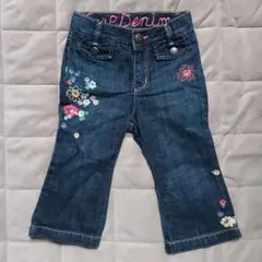 GAP ギャップ　刺繍入りデニムパンツ　80cm