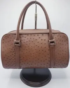 GENUINE OSTRICH オーストリッチ ダチョウ皮 ハンドバッグ R - メルカリ