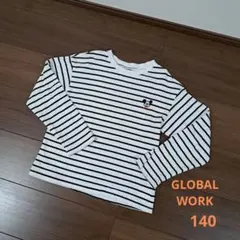 GLOBAL WORK　長袖Tシャツ　ロンティ　140　ミッキーマウス