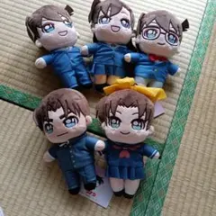 ⑬名探偵コナン KIRAMUCCHI ミニぬいぐるみ 6点コンプセット - メルカリ