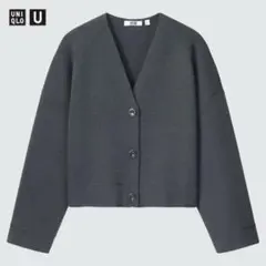 UNIQLO U メリノブレンドショートカーディガン