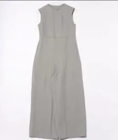 リネンタッチバックオープンオールインワン