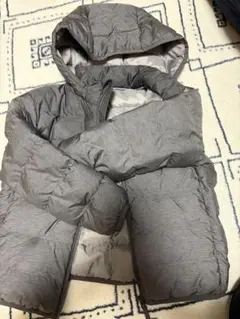値下げ!UNIQLO キッズ ダウンコート 110サイズ グレー