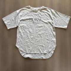 新品！しまむら　ロゴ Tシャツ 半袖 アイボリー