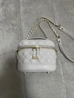 RANDA キルティング2WAYミニバニティバッグ　ショルダーバッグ