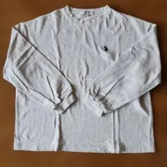 U.S. POLO ASSN. グレー 長袖Tシャツ F