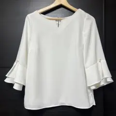 ジャスグリッティー JUSGLITTY ティアードスリーブブラウス