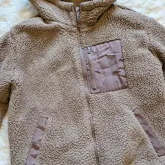 Ray cassin レイカズン ボアジャケット・ブラウン モコモコアウター