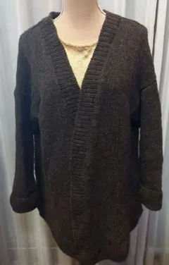 アーバンリサーチドアーズ　ペルー製ニットカーディガン　Mサイズ
