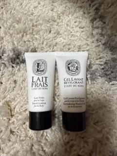 Diptyque ボディ用乳液とボディ&ヘアジェル　未使用品のサムネイル