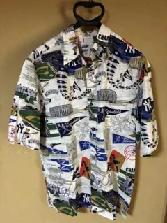 美品　Reyn Spooner ニューヨーク・ヤンキース アロハシャツのサムネイル