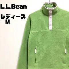 90s エルエルビーン　ポーラテック　ハーフボタン　フリース　レディース　M