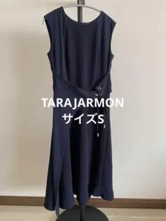 美品　TARAJARMON　タラジャーモン　ノースリーブワンピース　ネイビー　S