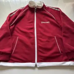 SPALDING 赤 レトロなヴィンテージトラックジャケット