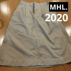 MHL. 2020年 コットンスカート ベージュ ポケットありのサムネイル