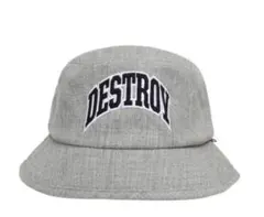 HUF Destroy Rebuild Bucket Hat グレー　バケハ