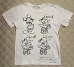 コムデギャルソンガール ディズニー ミニー プリントTシャツ ホワイト