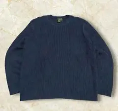Eddie Bauer 00sエディーバウアーリブニットセーターシティボーイのサムネイル