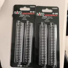 KATO UNITRACK 直線線路 124mm・2本セット