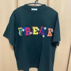 FREAK'S STORE ロゴ刺繍 Tシャツ ダークグリーン Sのサムネイル