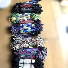 ミサンガ　ブレスレット　ハンドメイド　30本まとめレザー有り