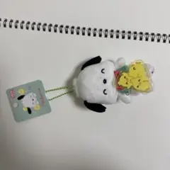 サンリオ　ポチャッコ　マスコットホルダーニコニコ
