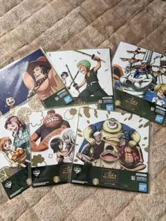 ONE PIECE 一番くじ　H賞　メモリアル色紙　6枚