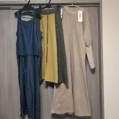 YAMADAYA 福袋　3点セット　ワンピース　スカート　サロペット　vin