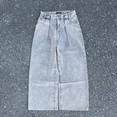 JEANASIS ジーナシス　バギーパンツ　タックデニムワイドパンツ　y2k