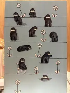 星空とカラフルなオオカミの原画 現代アート 絵画 動物画 キャンバス