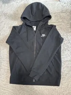 【美品】NIKE ナイキ ジップアップパーカー ブラック Sサイズ 即日発送