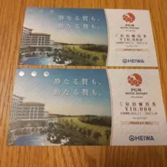 PGMホテルリゾート沖縄 ご宿泊優待券 1万円分 2枚セットのサムネイル