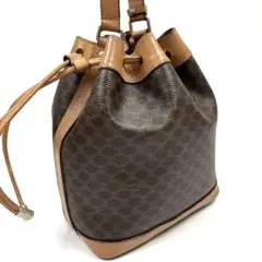 CELINE セリーヌ トリオンフ マカダム 巾着 ショルダーバッグ PVCのサムネイル