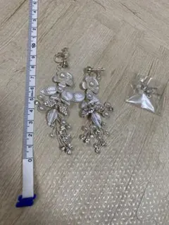 (未使用)シルバー イヤリング ピアス 大きめ