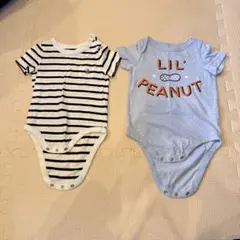 GAP 半袖ロンパース 2枚セット 70サイズ 6-12ヶ月