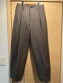 PLST コットンブレンドワイドパンツ