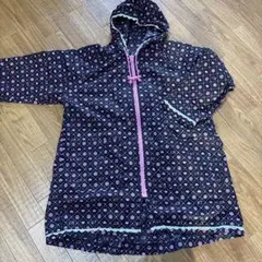 専用　レインコート120㎝ 黒✖️ピンク