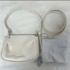CHARLES & KEITH Lumen ショルダーバッグ クリーム ルーメン