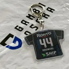 ガンバ大阪 シークレットチェンジングキーホルダー 奥抜侃志 缶バッジチェーン