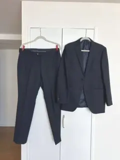 未使用The suit companyネイビースーツ