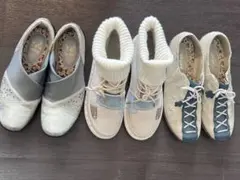 partam レディース コンフォートシューズ 花柄刺繍のサムネイル