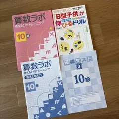 裁断済】算数ラボ 考える力のトレーニング10級セット - メルカリ
