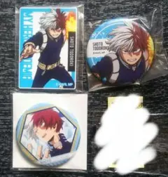 ヒロアカ 轟 缶バッジ セット