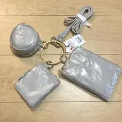 新品ONWARD マルチショルダーバック　ポーチ3点 スマホショルダー¥5990