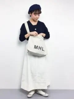 マーガレットハウエルMHL　HEAVY COTTON CANVASショルダーのサムネイル